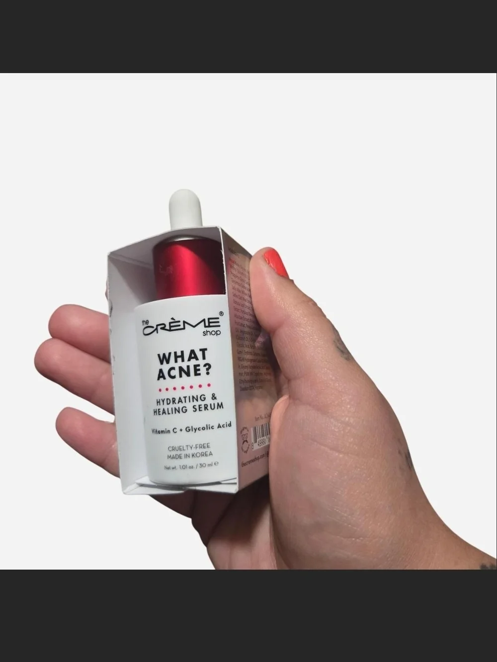 The Crème Shop What Acne? Hydrating & Healing Serum - Red